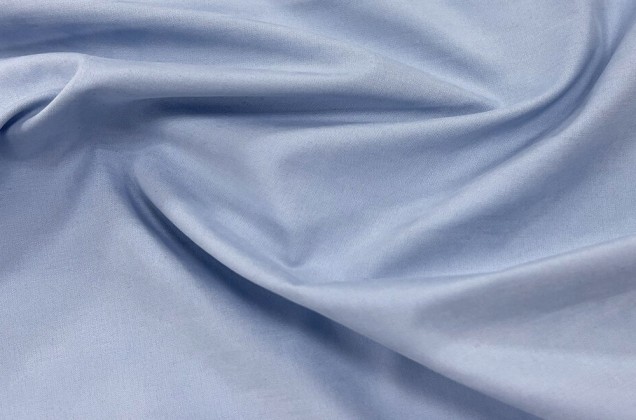 Ткань для тренча, голубая, арт.11943, Италия