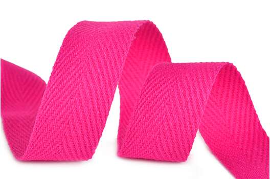 Тесьма киперная, 10 мм, фуксия (F145)