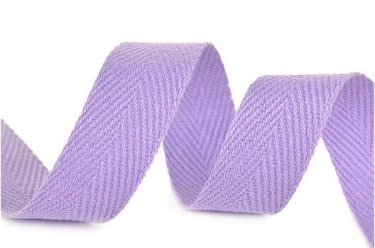 Тесьма киперная, 10 мм, сиреневая (F166)