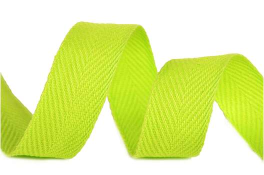 Тесьма киперная, 10 мм, салатовая (F6445)