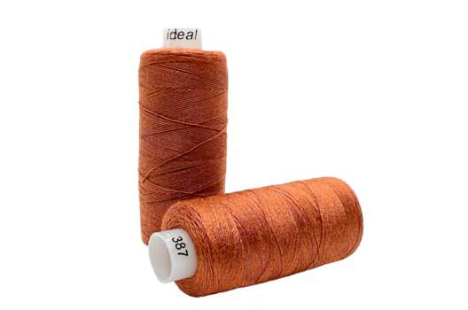 Нитки бытовые IDEAL, 40/2, цвет 387 рыжие