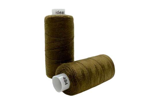 Нитки бытовые IDEAL, 40/2, цвет 484 темный хаки