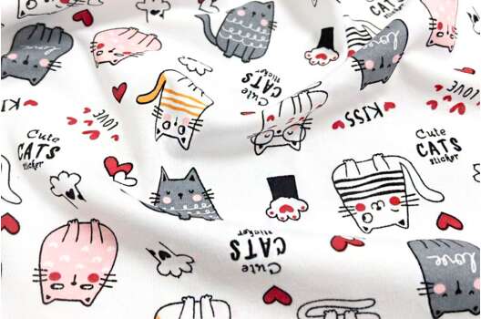 Интерлок, Котятки на белом, Турция