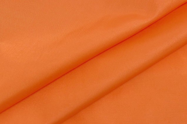 Ткань подкладочная пуходержащая BLOCCO, ярко-оранжевая 2