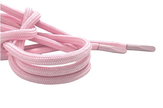 Шнурок круглый, 4 мм, светло-розовый (S512), 130 см