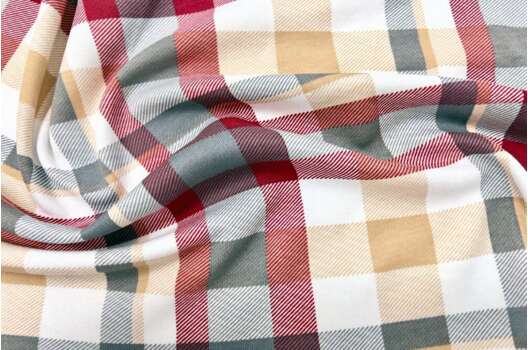 Интерлок, Клетка красно-серая, Узбекистан