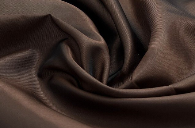 Подкладочная ткань с вискозой, горький шоколад