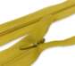 Молния потайная, 60 см цвет: желтый