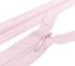 Молния потайная, 60 см цвет: нежно-розовый
