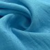 Костюмный лен с эффектом мятости цвет: голубой