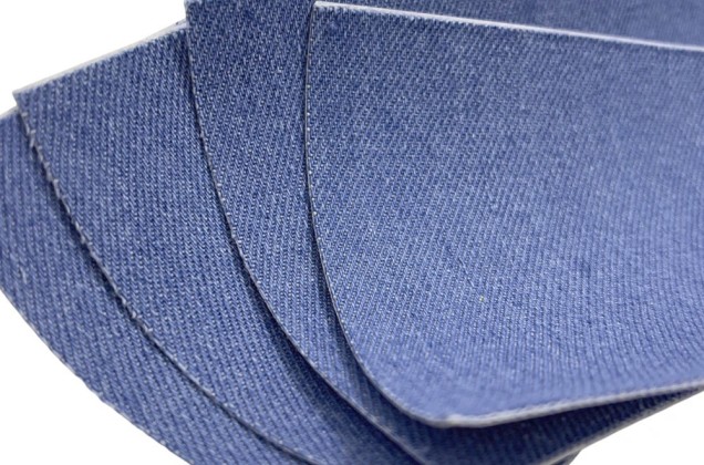 Самоклеящаяся заплатка джинсовая, синяя, 10х20 см