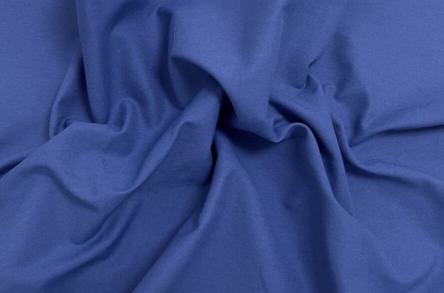 Сорочечный поплин, синий, Турция
