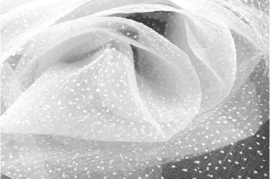 Органза с глиттером жатая, Манка, молочная, 300 см, Турция