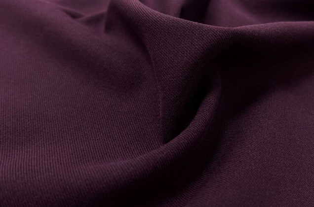 Костюмная ткань с вискозой, фиолетово-бордовая, Китай 2