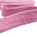 Шнур плоский, х/б, 15 мм цвет: нежно-розовый