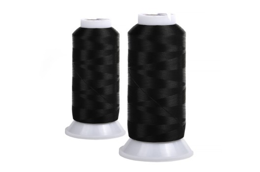 Нитки швейные текстурированные MAXag basic некрученые 150D/1 (5000м), черные