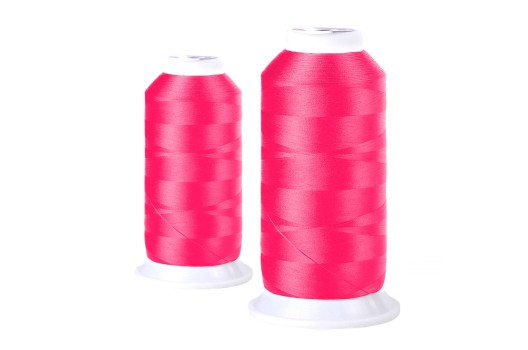 Нитки швейные текстурированные MAXag basic некрученые 150D/1 (5000м), розовые (571)