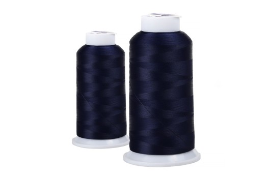 Нитки швейные текстурированные MAXag basic некрученые 150D/1 (5000м), темно-синие (250)