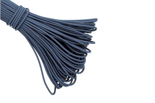 Резинка шляпная 2 мм, темно-серая (321)