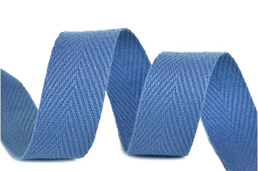 Тесьма киперная, 15 мм, серо-голубая (S280)