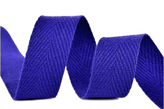 Тесьма киперная, 15 мм, синий василек (S223)