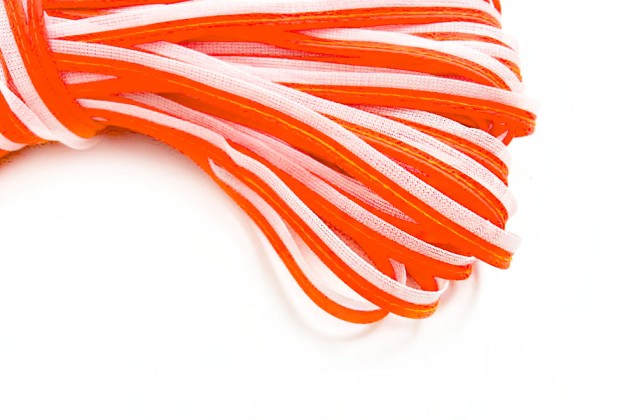 Кант светоотражающий, оранжевый неон, 10 мм