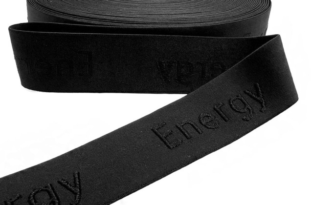 Резинка декоративная, 35 мм, Energy черная