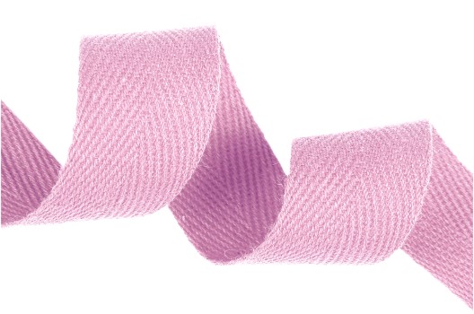 Тесьма киперная, 20 мм, плотная, светло-розовая (134)