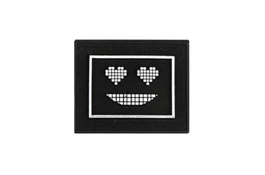 Нашивка Смайл, 4.2х3.5 см