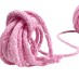 Шнур круглый, без наполнителя, х/б, 5 мм цвет: розовый