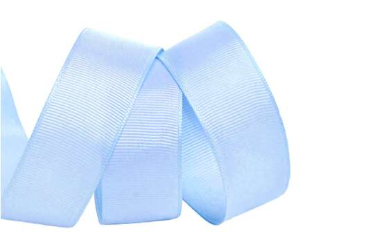 Лента репсовая IDEAL 25 мм, голубая (S351)