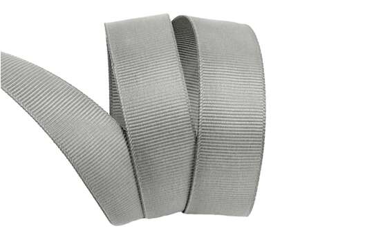 Лента репсовая IDEAL 25 мм, серая (012)