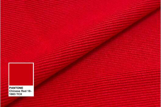 Кашкорсе к трехнитке Mensu, красный Chinese Red (18-1663)