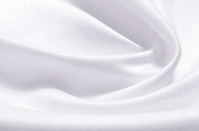 Свадебный сатин матовый AKSOY, холодный белый, 160 см, Турция