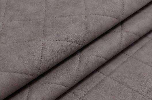 Мебельная экокожа ENJOY, Ромбы 5х5 см серо-коричневые (12407), Турция