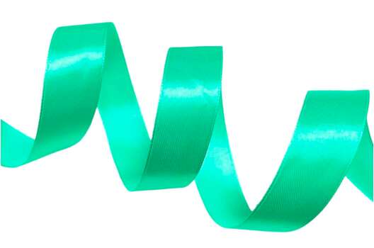 Лента атласная IDEAL, 25 мм, яркая мята (4323)