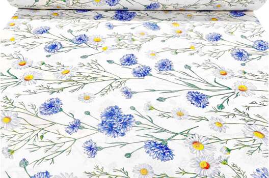 Бязь, Васильки, 220 см