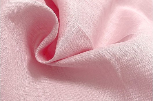 Лен сорочечный 2С64 (461), нежно-розовый