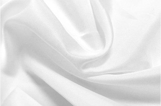 Ткань подкладочная (P007/white), белая
