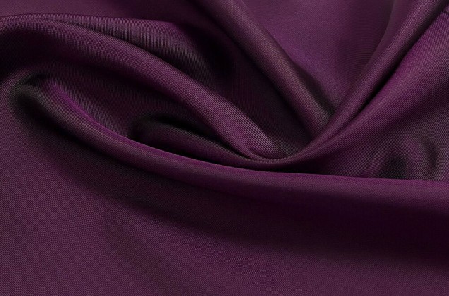 Подкладка атласная с вискозой (S134/7), темно-коричневая с фиолетовым 1