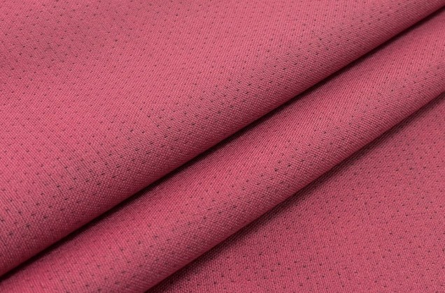 Костюмная шерсть, темно-розовая в мелкие точечки (18С188САР)