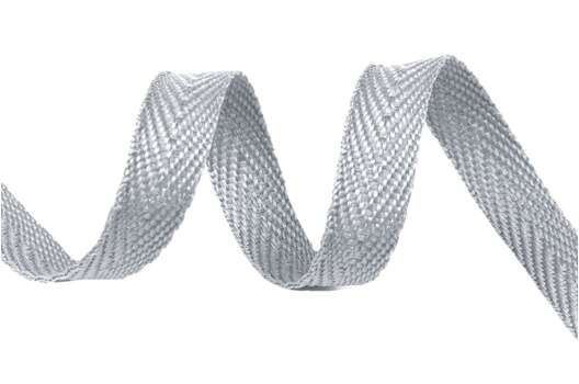 Тесьма киперная, полиэстер, 10 мм, серая (S361)