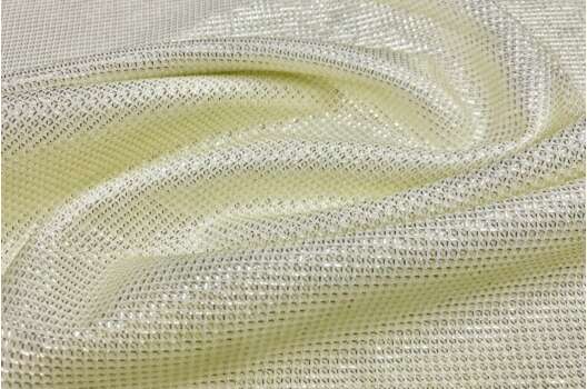Трикотаж с люрексом, Лунный свет молочный