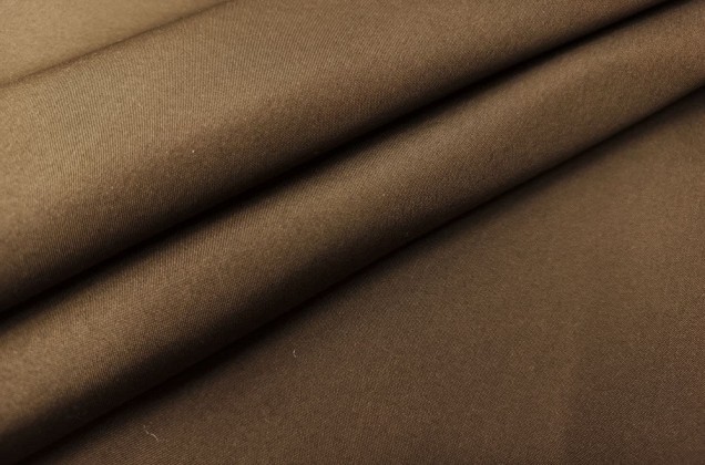 Курточная ткань на флисе, коричневый 2
