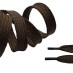 Шнурок плоский, 130 см цвет: коричневый