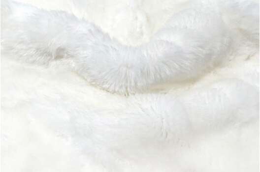 Мех искусственный средневорсовый, молочный (8С39-Д41)