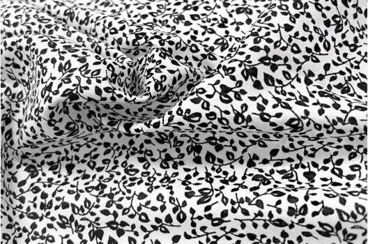 Штапель, Плетистый черный на белом, Турция