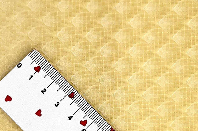 Мебельная экокожа рефлектив KANDELA, золотистая, Турция 3