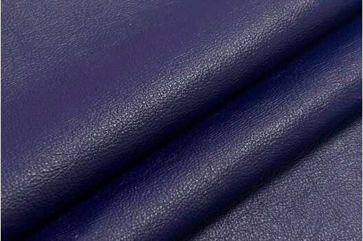 Искусственная кожа (экокожа) ANKA жатая на сетке, темно-синяя (9248), Турция (УЦЕНКА)