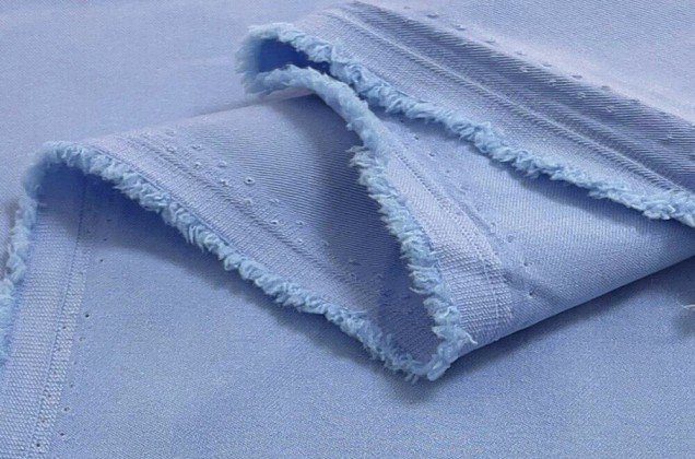 Костюмная ткань Орландо с вискозой, голубой 2